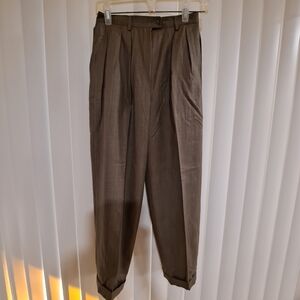 Ralph Lauren Men's Tan Pleated Dress Pants